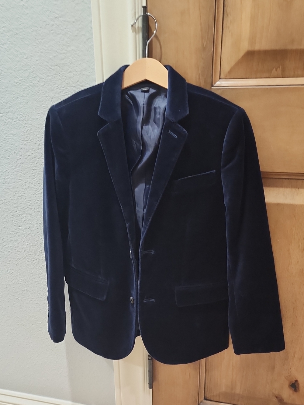 Crewcuts Boys' Navy Velvet Blazer